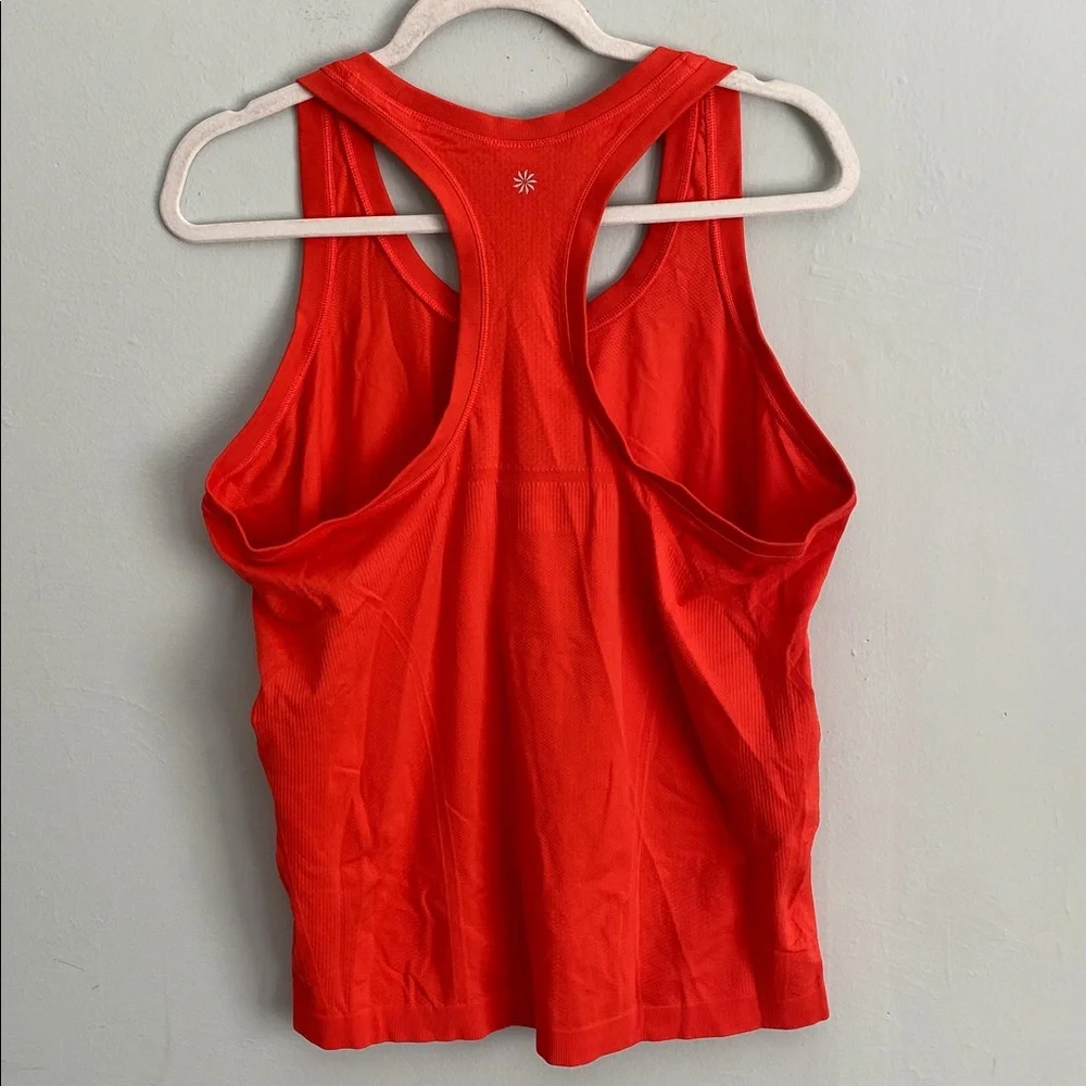 Athleta Women’s Orange Racerback Athletic Tank Top Size 1X - Picture 5 of 6